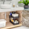 Space Saving 2 tier Pull Out. Black