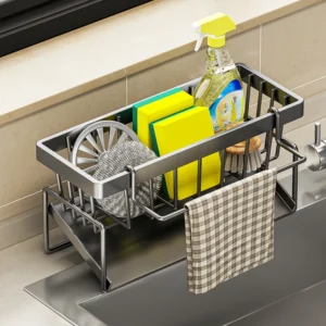 Black Rag Holder - Drain Rack