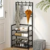 Wall Mounted Coat Rack -White
