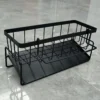 Black Rag Holder - Drain Rack