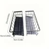 Black Rag Holder - Drain Rack
