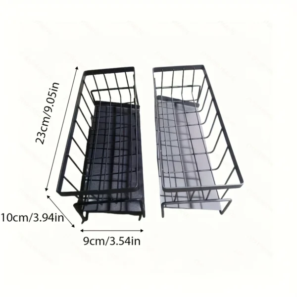 Black Rag Holder - Drain Rack