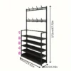 Wall Mounted Coat Rack -White