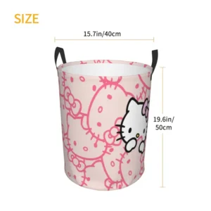 Hello Kitty Foldable Laundry Basket