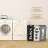 Portable Laundry Basket 3 Compartments