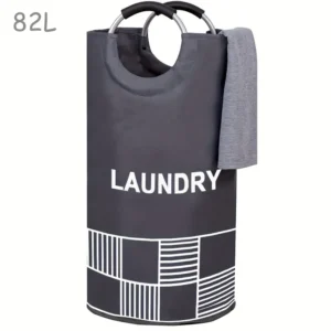 Large Laundry Basket 82 Lt. Dark Gray
