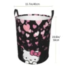 Hello Kitty Hearts Laundry Basket