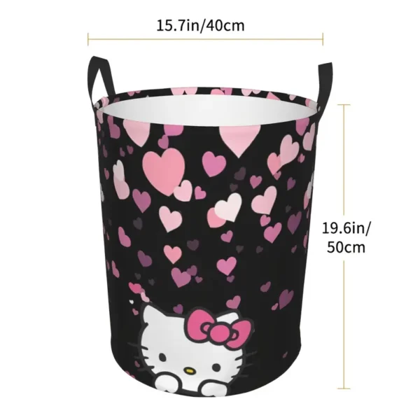 Hello Kitty Hearts Laundry Basket