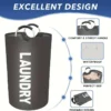 Large Laundry Basket 82 Lt. Dark Gray